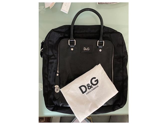 Borsa a mano Dolce & Gabbana Alan Bag in pelle nera Nero - vista 10