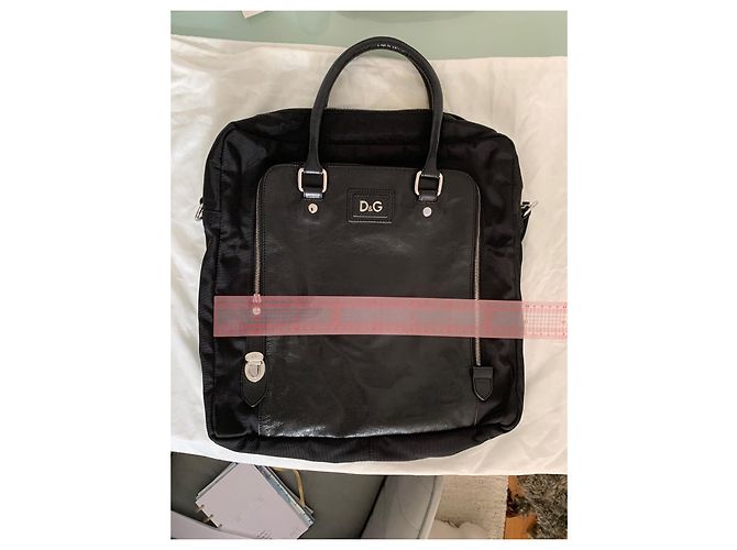 Borsa a mano Dolce & Gabbana Alan Bag in pelle nera Nero - vista 11