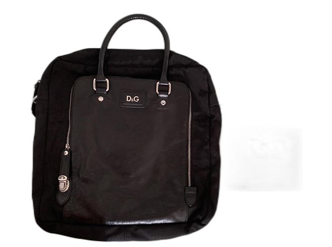 Borsa a mano Dolce & Gabbana Alan Bag in pelle nera Nero - vista 2