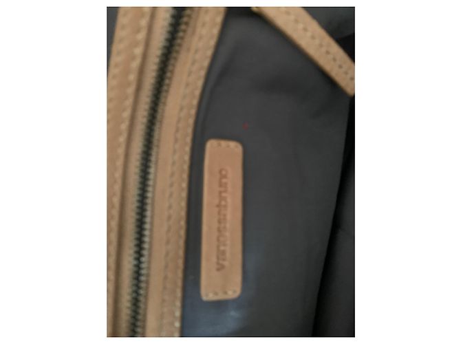 Bolsa de mão Vanessa Bruno Caprice em couro bege - vista 6