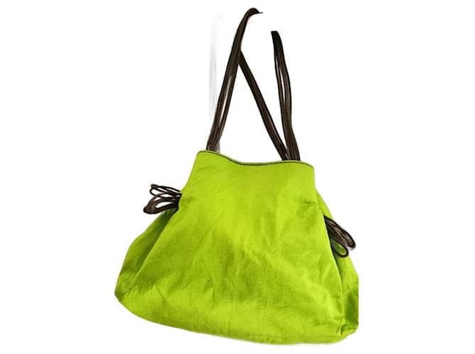 Clutch Basile Poschette in seta e raso verde chiaro - vista 2