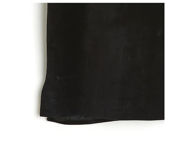 Yves Saint Laurent CUCITE IN CAMOSCIO E PELLE NERA40 Nero - vista 2