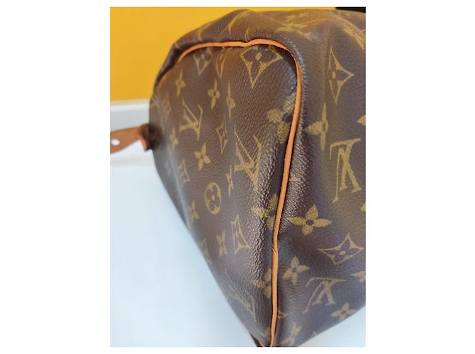 Borsa a mano Louis Vuitton Speedy 30 Monogram Marrone - vista 6