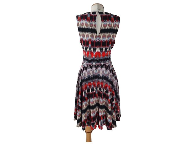 Abito Cynthia Rowley in viscosa ed elastan multicolore - vista 2