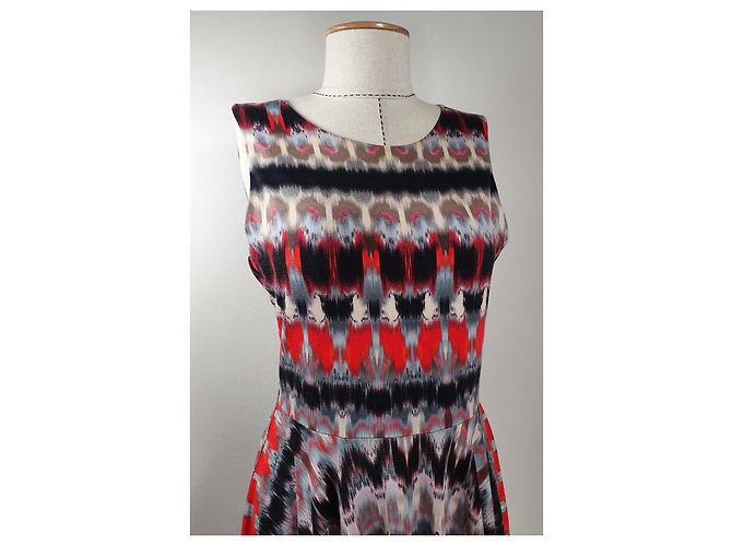 Abito Cynthia Rowley in viscosa ed elastan multicolore - vista 3