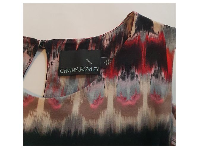Abito Cynthia Rowley in viscosa ed elastan multicolore - vista 5