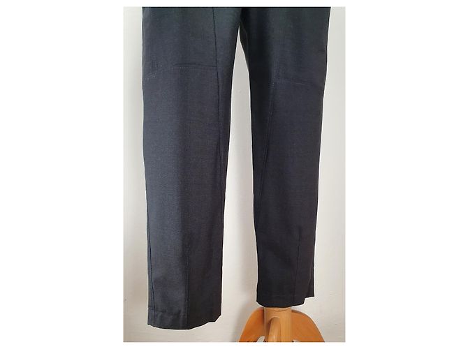 Pantalones Brunello Cucinelli de lana gris Gris antracita - vista 4