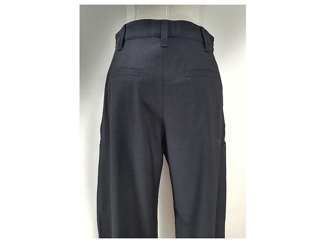 Pantalones Brunello Cucinelli de lana gris Gris antracita - vista 6