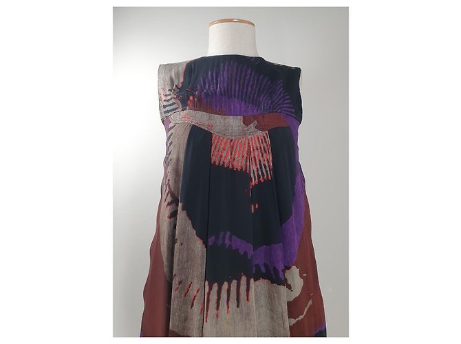 Etro Kleid aus Seide und Viskose Mehrfarbig Größe 40 Mehrfarben - Ansicht 4