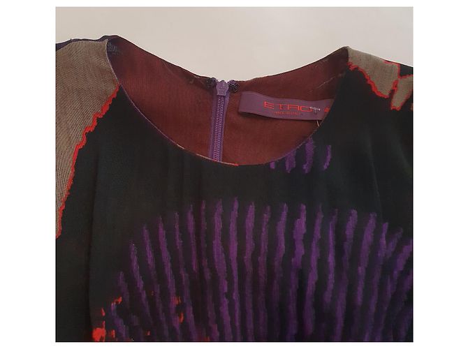 Etro Kleid aus Seide und Viskose Mehrfarbig Größe 40 Mehrfarben - Ansicht 6