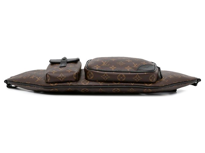 Bumbag Marsupio Louis Vuitton con monogramma marrone Macassar Christopher - vista 5