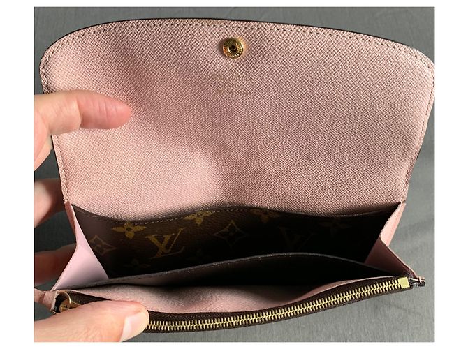 Cartera Louis Vuitton Emilie Monogram Rosa - vista 3