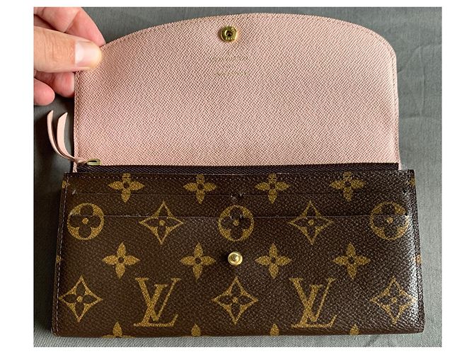 Cartera Louis Vuitton Emilie Monogram Rosa - vista 5
