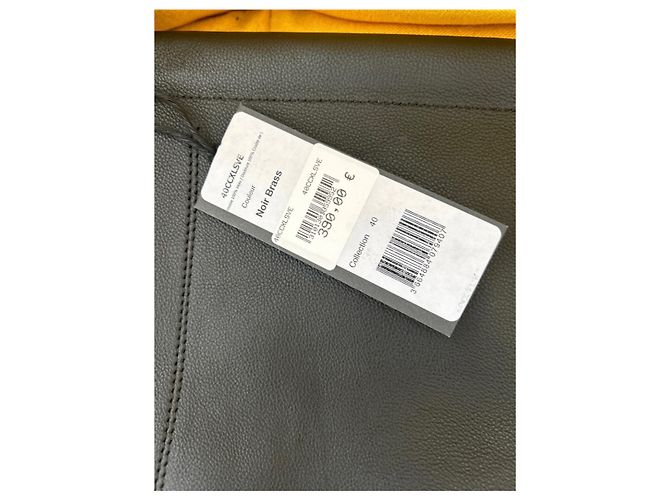 Clutch Jerome Dreyfuss in pelle nera Nero - vista 2