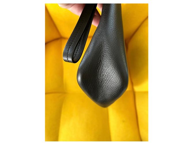 Clutch Jerome Dreyfuss in pelle nera Nero - vista 3