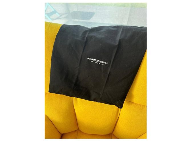 Clutch Jerome Dreyfuss in pelle nera Nero - vista 8