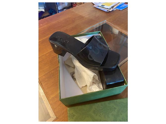 Mule nere Gucci Nero - vista 4