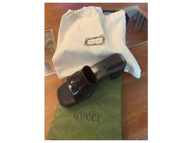 Mule nere Gucci Nero - vista 6