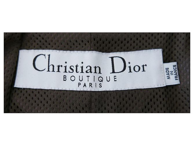 Dior fall 2006 Grey Python Leather Trench Coat - view 8