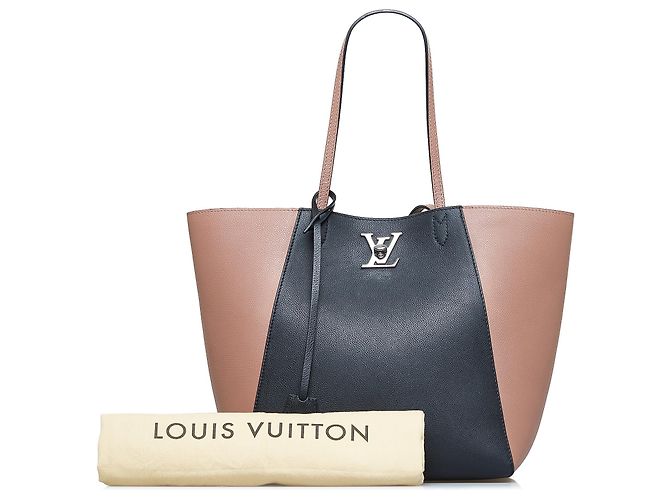 Twist Louis Vuitton Black Lockme Cabas Nero - vista 10