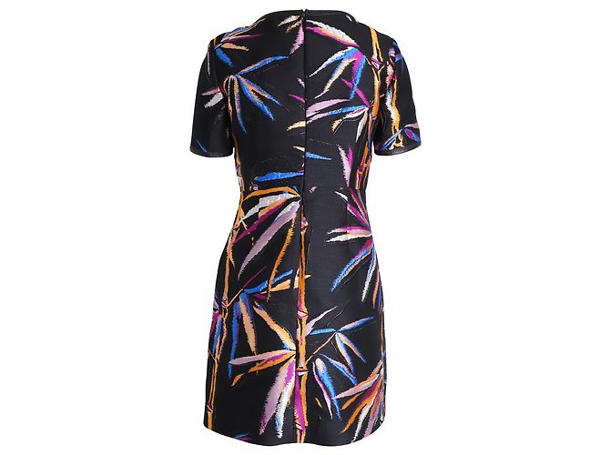 Emilio Pucci Vestido con estampado de bambú en poliéster negro - vista 3