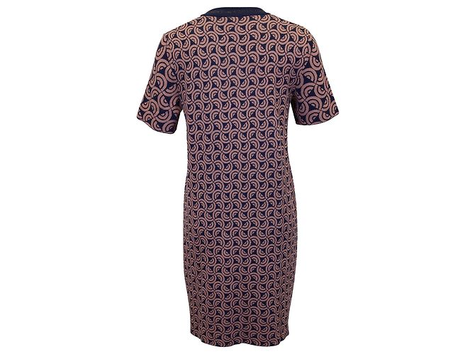 Autre Marque Weekend Max Mara Abito a trapezio in maglia lurex in viscosa multicolor Beige - vista 3