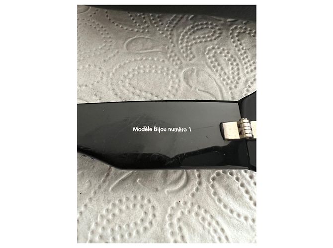 Chanel Crystal Bijou Numero 1 Gafas de sol negras Negro - vista 6