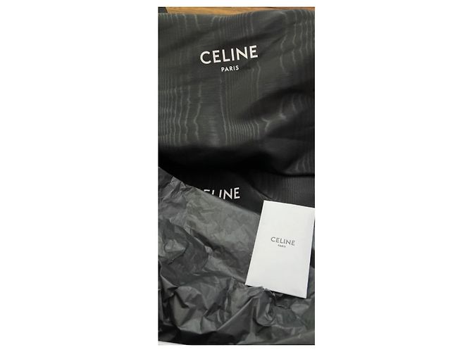 Sandali Bulky Céline in pelle nera 37 Nero - vista 4