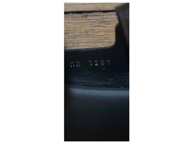 Sandali Bulky Céline in pelle nera 37 Nero - vista 5