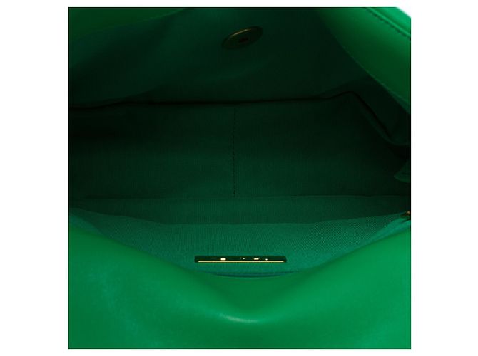 Sac CHANEL Chanel 19 en Cuir Vert - 101265 - vue 8