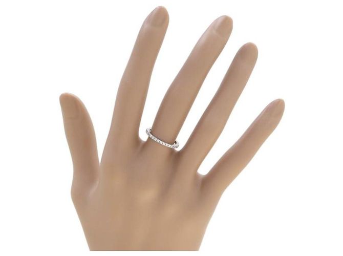 *Anello romano amor di Bulgari/mezza eternità vicino a #8.5  [Un grado] [Usato] Bianco - vista 2