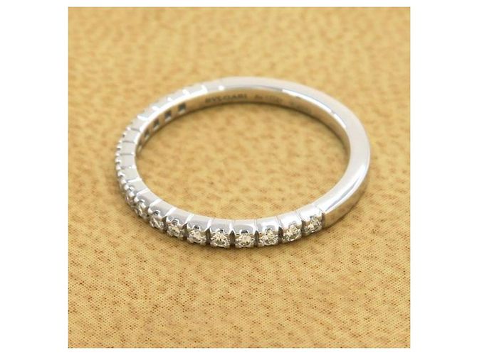 *Anello romano amor di Bulgari/mezza eternità vicino a #8.5  [Un grado] [Usato] Bianco - vista 3