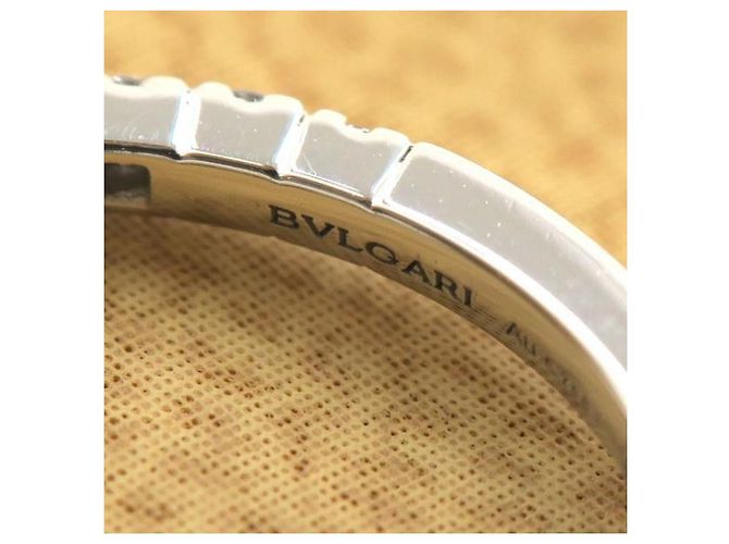 *Anello romano amor di Bulgari/mezza eternità vicino a #8.5  [Un grado] [Usato] Bianco - vista 7