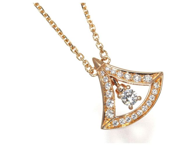 Bulgari *Bvlgari Halskette Diamond Diva's Dream Openwork K18PG [Gebraucht] Golden - Ansicht 2