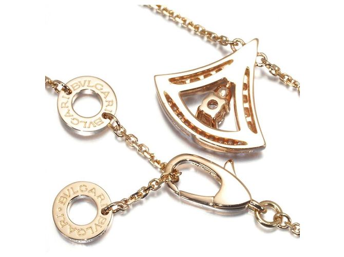 Bulgari *Bvlgari Halskette Diamond Diva's Dream Openwork K18PG [Gebraucht] Golden - Ansicht 4
