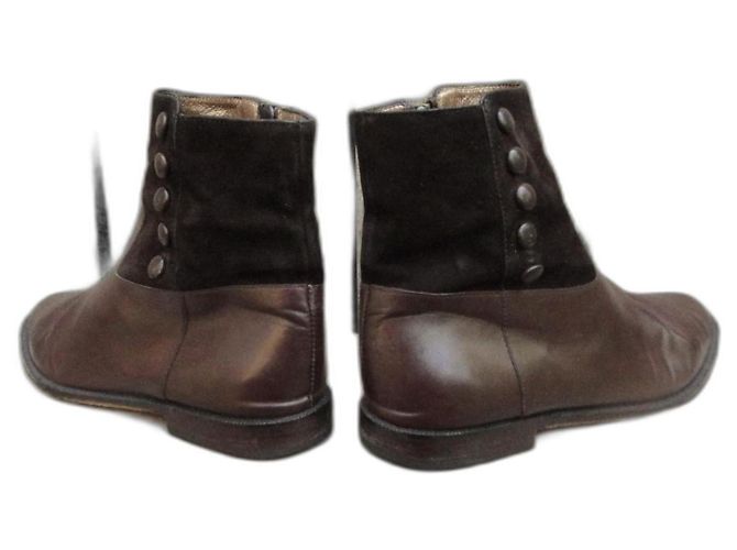 Autre Marque Stivaletti vintage 36 Marrone scuro - vista 2