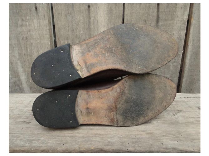 Autre Marque Stivaletti vintage 36 Marrone scuro - vista 3