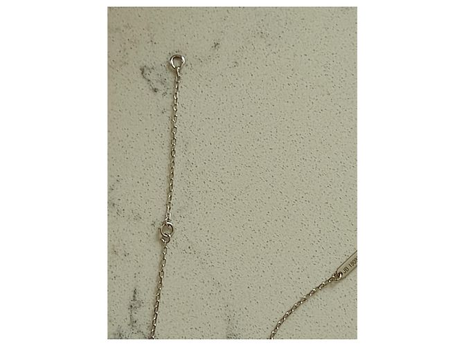 Van Cleef & Arpels Halskette Weißgold Silbern 43cm - Ansicht 5