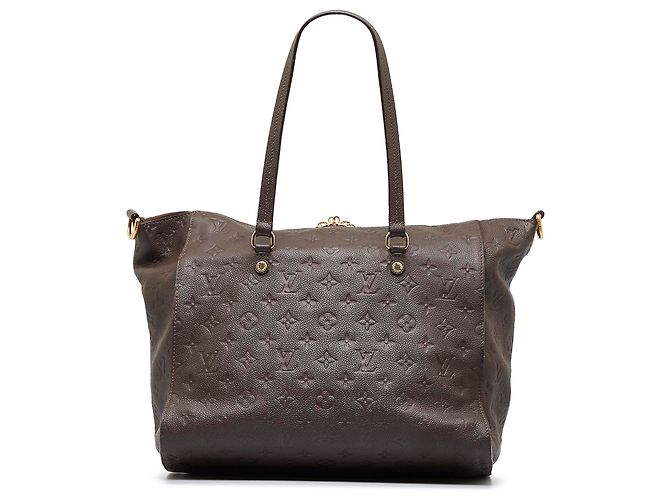 Louis Vuitton Brown Monogram Empreinte Lumineuse PM Marrone - vista 3