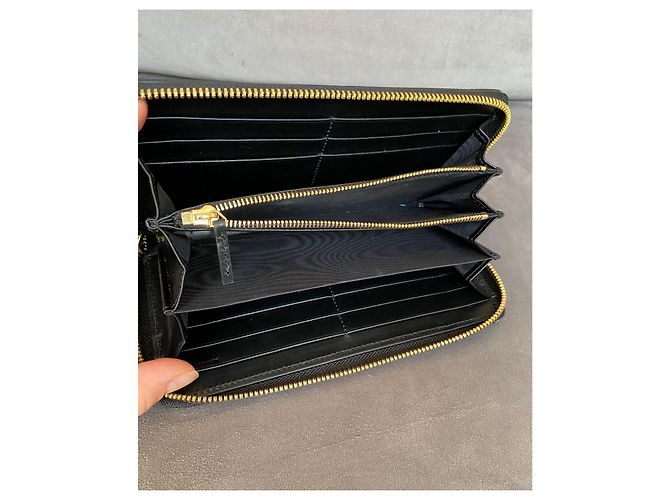 Gucci GG Matelasse Geldbörse Schwarz Leder - Ansicht 10