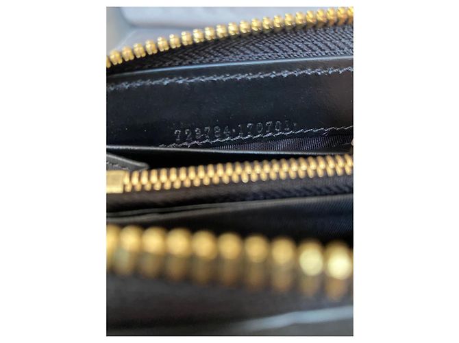 Gucci GG Matelasse Geldbörse Schwarz Leder - Ansicht 11