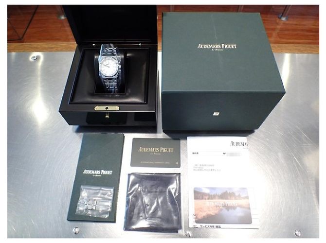 AUDEMARS PIGUET Royal Oak lunetta diamante argento quarzo 67651ST Mens - vista 14