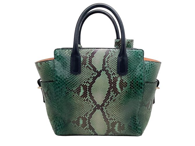 Reed Krakoff Verde / Borsa Atlantique in pelle nera - vista 3