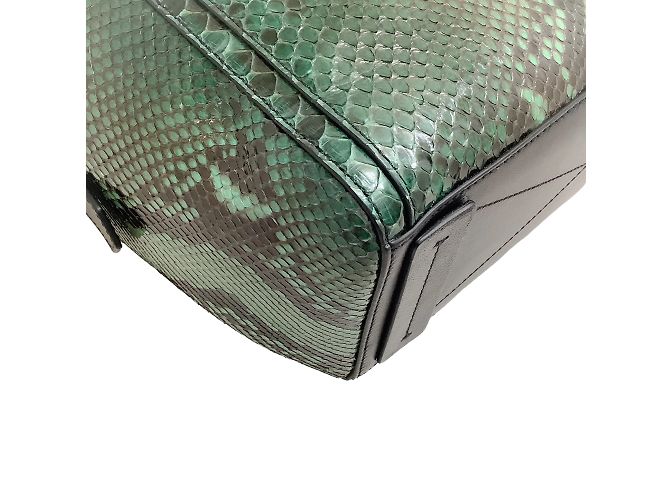 Reed Krakoff Verde / Borsa Atlantique in pelle nera - vista 5