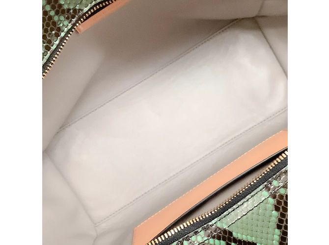 Reed Krakoff Verde / Borsa Atlantique in pelle nera - vista 9