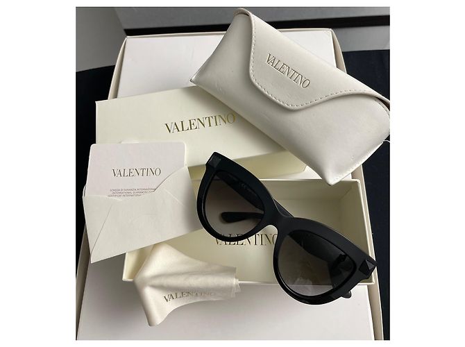 Gafas de sol Valentino Rockstud negras de plástico Negro - vista 6