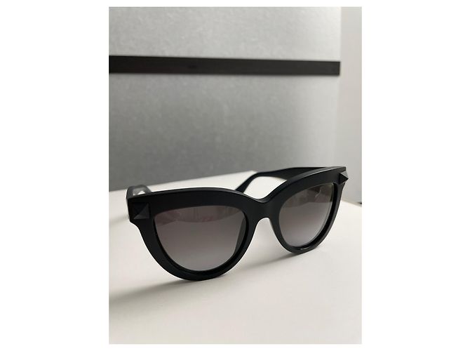 Gafas de sol Valentino Rockstud negras de plástico Negro - vista 7