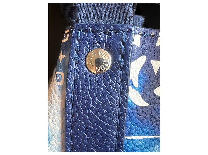 Louis Vuitton Randonnee PM Bandana-Kollektion 2022 Weiß Blau - Ansicht 17