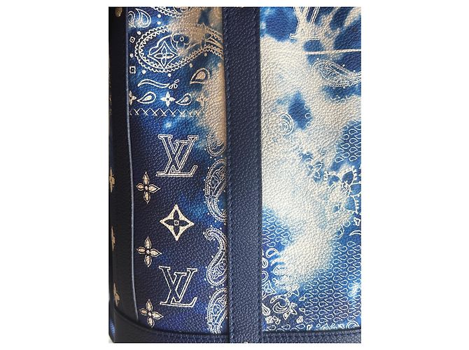 Louis Vuitton Randonnee PM Bandana-Kollektion 2022 Weiß Blau - Ansicht 18