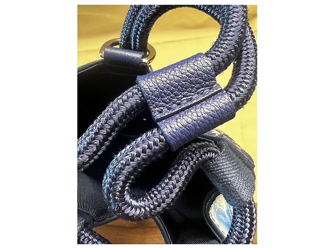 Louis Vuitton Randonnee PM Bandana-Kollektion 2022 Weiß Blau - Ansicht 6